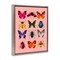 Stupell Industries Colorful Bug Species on Pink Floating Frame, design by LISH Creative